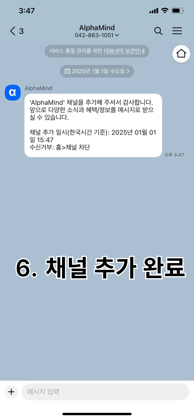 (3) 알파포유 카카오톡 채널 추가 방법 (6)